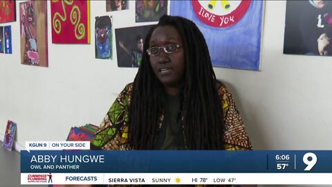 Owl and Panther inspiring refugees through the arts