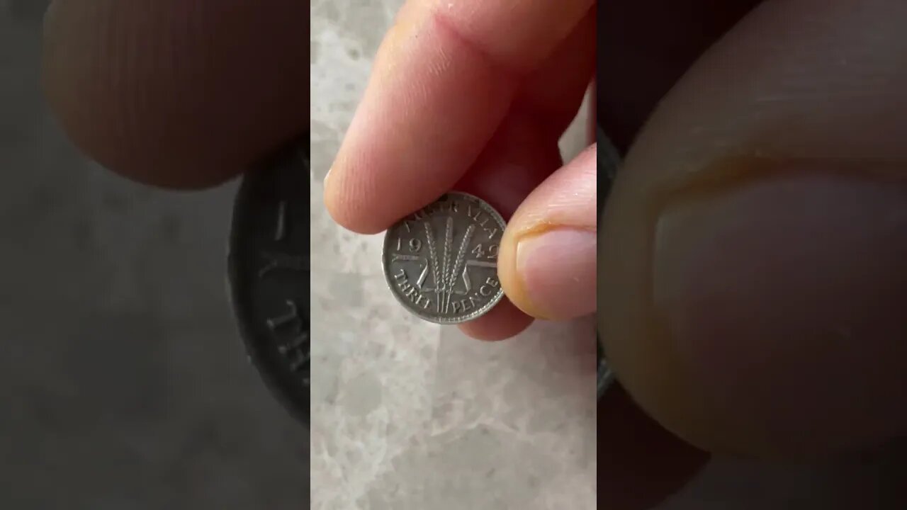 WW2 Era USA Made Coin 3 Pence Australian Coin
