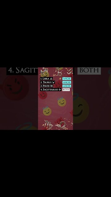 Is Your Sign ANGEL Or DEVIL? | Zodiac Madness