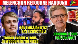 JEAN LUC MELENCHON clash CYRIL HANOUNA, DISTRIBUTION DE PUNCHLINE #louisboyard #bolloré #verdez