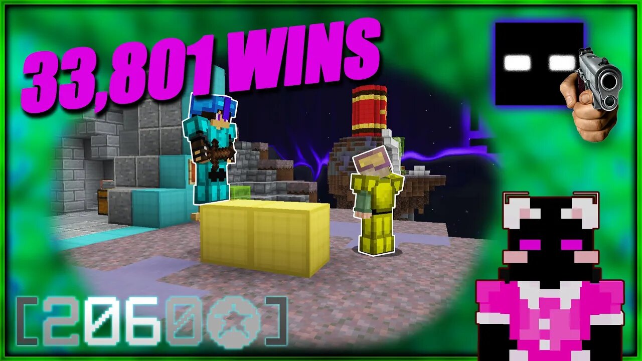 BEDWARS GRINDING 33,801 WINS!