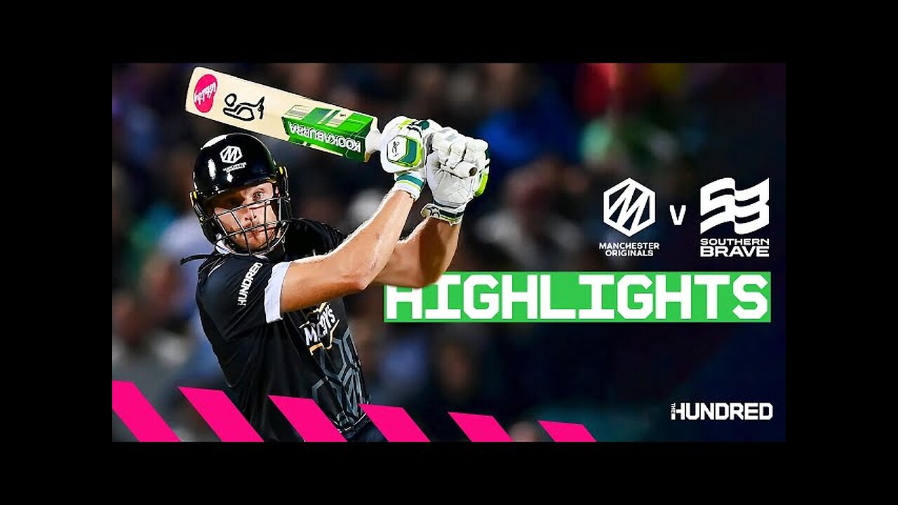 Buttler Hits Brilliant 82! | Highlights - Manchester Originals v Southern Brave | The Hundred 2023