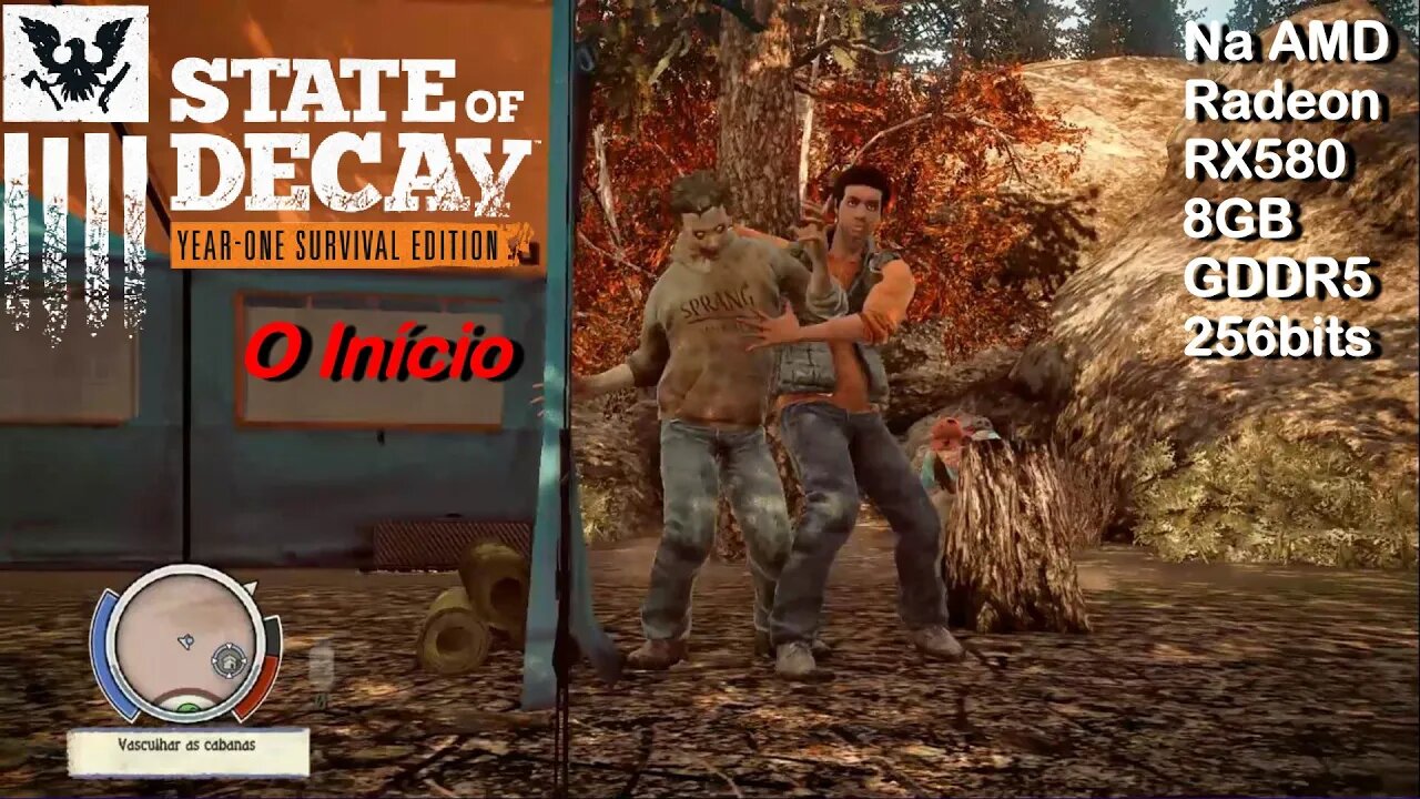 State of Decay: Year-One Survival Edition - O Início (#1) - na AMD Radeon RX 580 8GB GDDR5 256bits