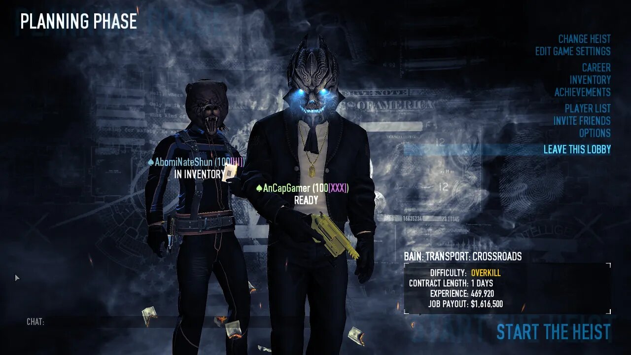 PAYDAY 2 WITH ABOMINATESHUN!!