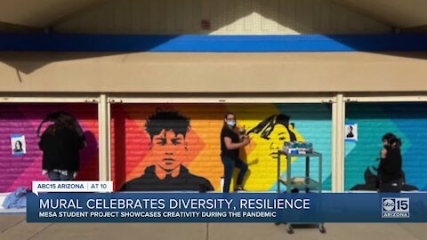 Mural celebrates diversity, resilience