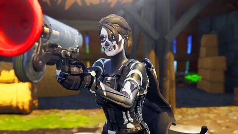 i got the Female Skull Trooper skin in fortnite... 💀