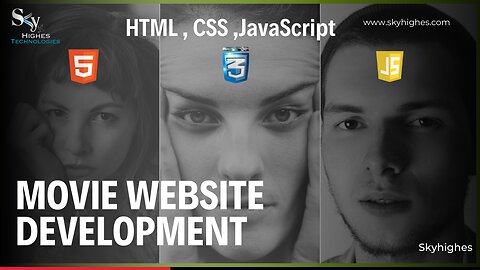 Movie Site by HTML , CSS , JS | Web development | Skyhighes