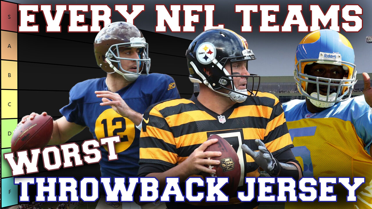 Ranking ALL 32 NFL Teams | UGLIEST Throwback Uniforms