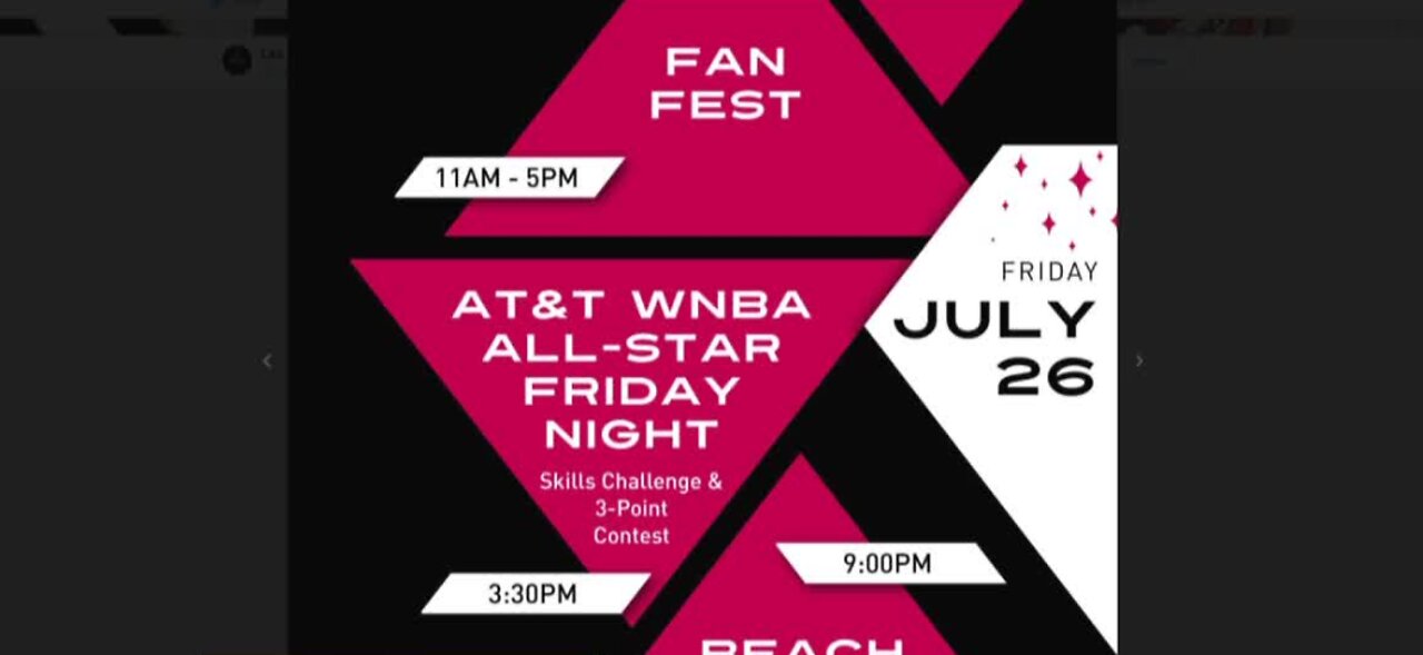 Fan fest for WNBA All-Stars