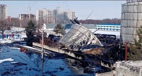 In Penza, a bitumen tank exploded on the territory of an energy enterprise