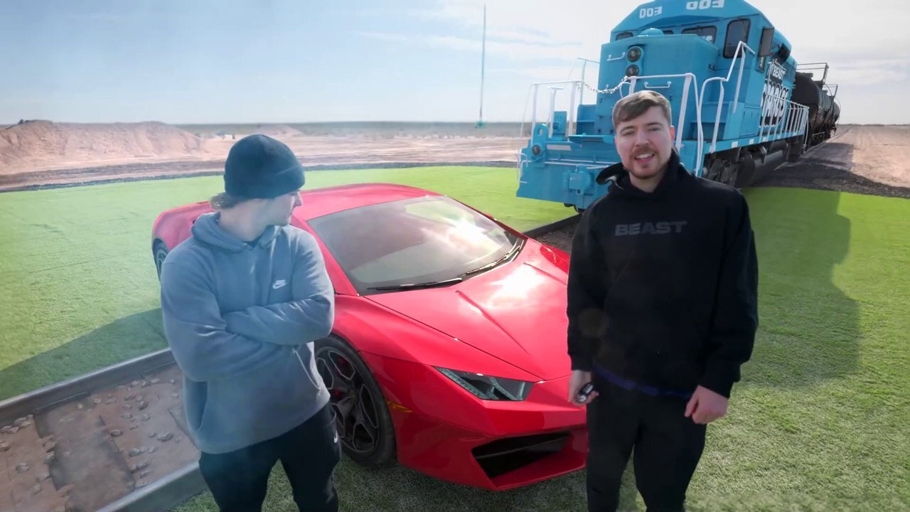 Stop This Train, Win a Lamborghini by mrbeast