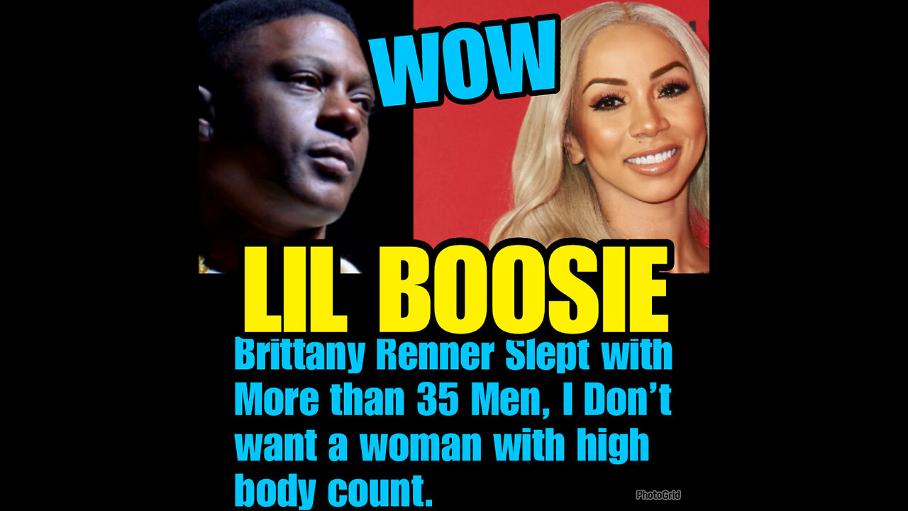 Boosie Says He Doesn’t Want A Woman Who Slept With 35 Guys ….