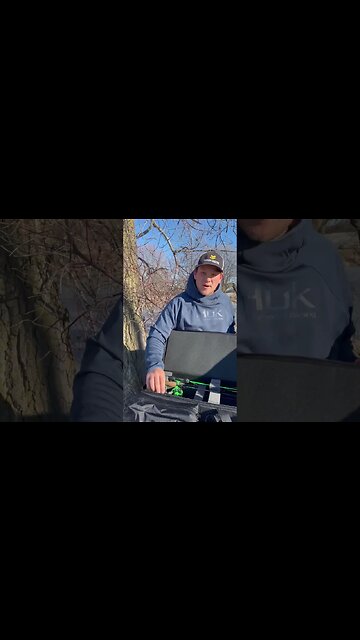 Win a Lakewood Greenback Ice Rod Case 🎣❄️ #shorts #icefishing #giveaway