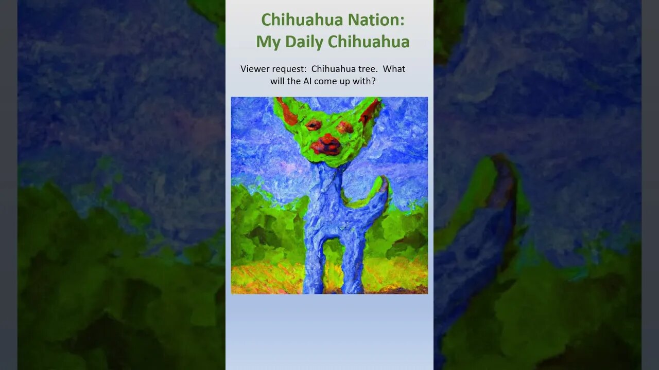 Got a request to try Chihuahua Tree from a viewer. Here goes.... #shorts