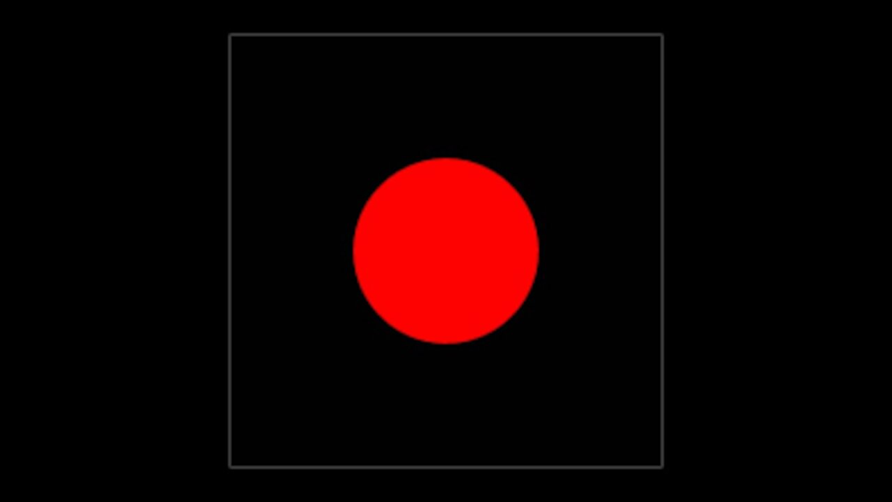 incredible what happens when looking at this red dot for 10 seconds