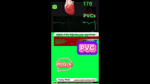 PVC #pvc #arrthymias #cardaic #heart prematureventricle tachycardia