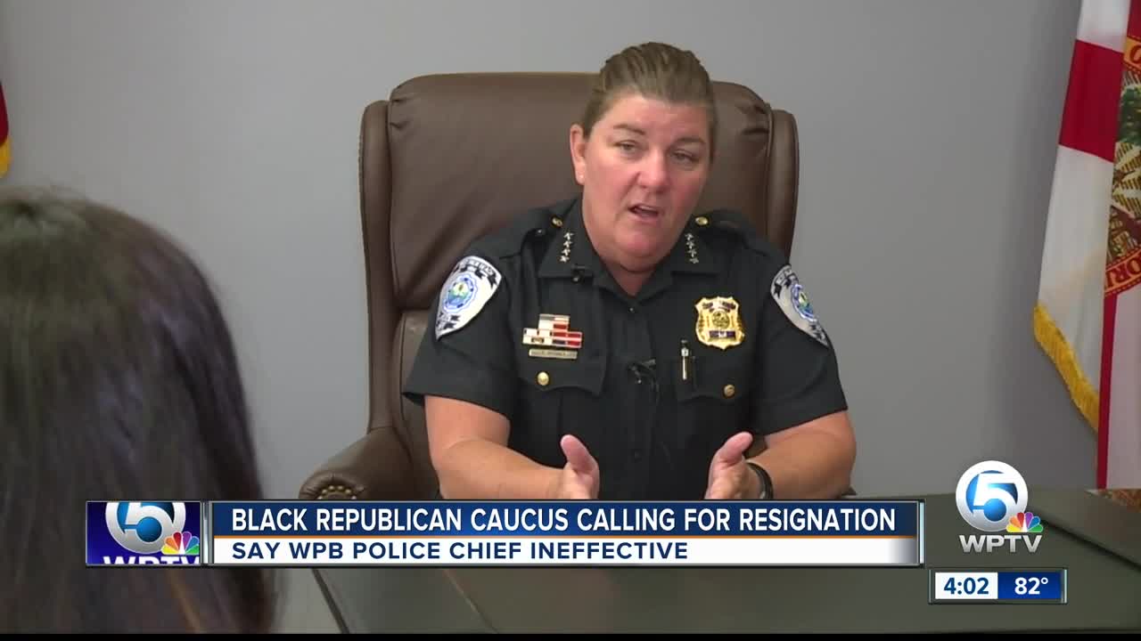 Group calls for West Palm Beach Police Chief's resignation