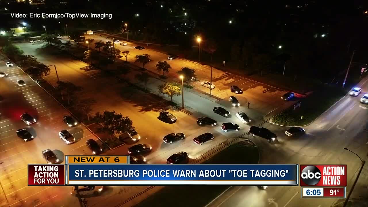 St. Pete Police warn community about dangerous 'toe tagging'