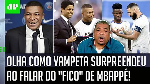 "Velho, o Mbappé FICOU no PSG em vez de ir pro Real Madrid, e ISSO FOI..." Vampeta SURPREENDE!