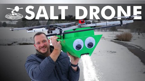 Giant RC Salt Spreading Drone