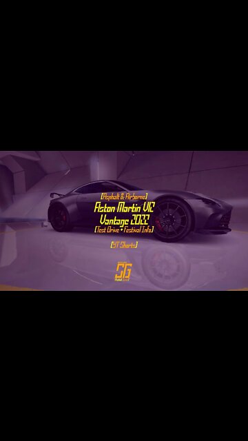 [Asphalt 8: Airborne (A8)] Aston Martin V12 Vantage 2022 | Test Drive + Festival Info (#Shorts)