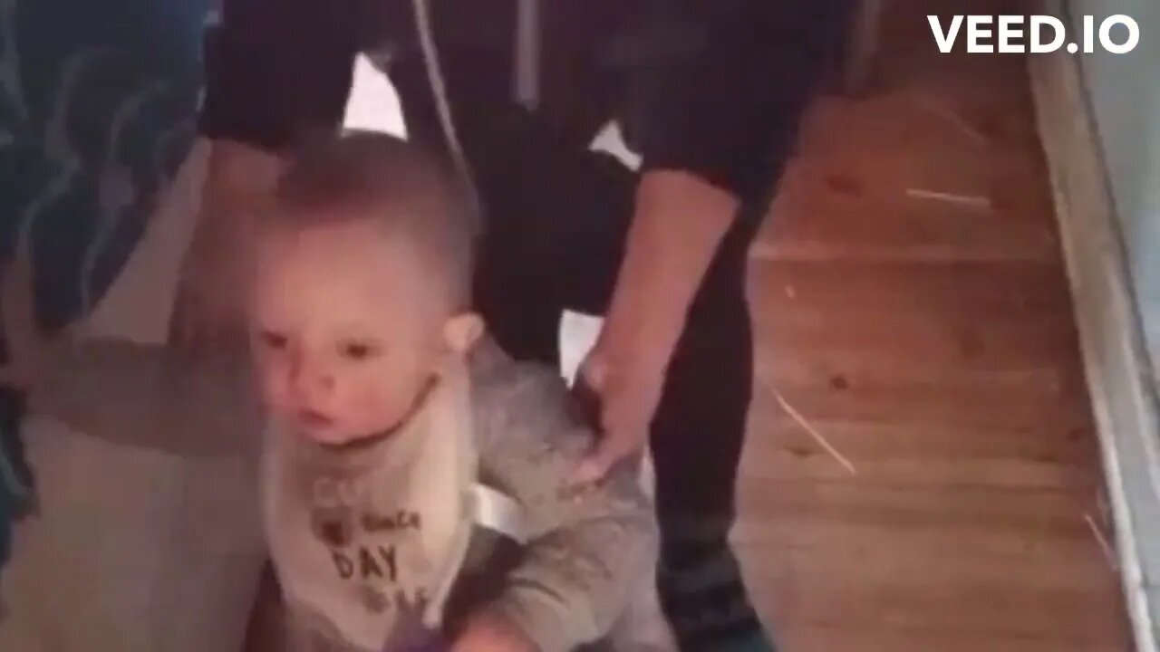Cute Baby Boy Walking Around The House All On His Own