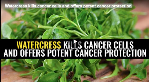 Watercress kills cancer cells and offers potent cancer protection