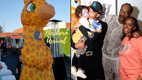 Snoop Dogg Dresses Up In Dinosaur Costume For Grandaughter LuLu's Party! 🦖