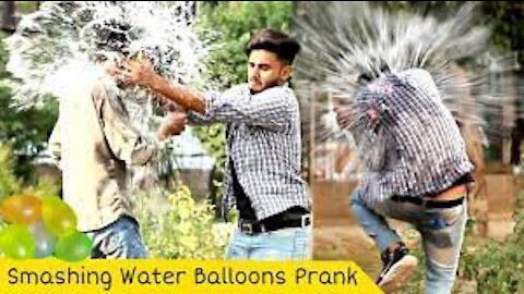 Water Balloon Prank On Random Peoples | Prank In Pakistan