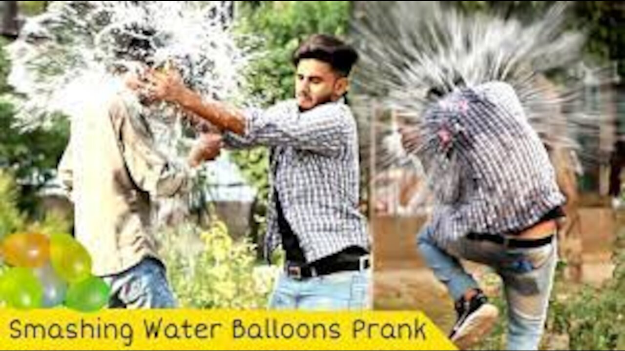 Water Balloon Prank On Random Peoples | Prank In Pakistan