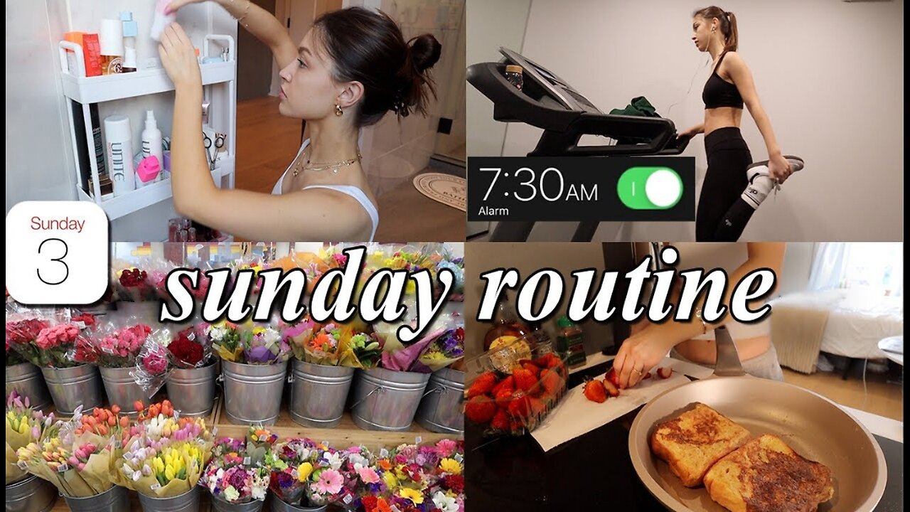 PRODUCTIVE SUNDAY RESET VLOG // organizing, grocery shopping, & deep cleaning