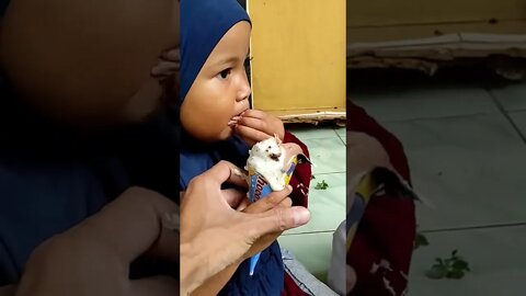 pagi pagi makan es krim #shorts #tvqia #eskrim