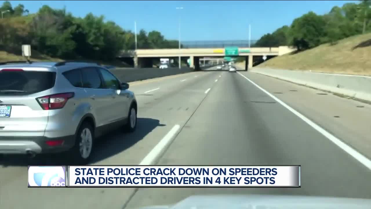 Michigan State Police targeting drivers on I-75, I-96, M-39 and M-10 today