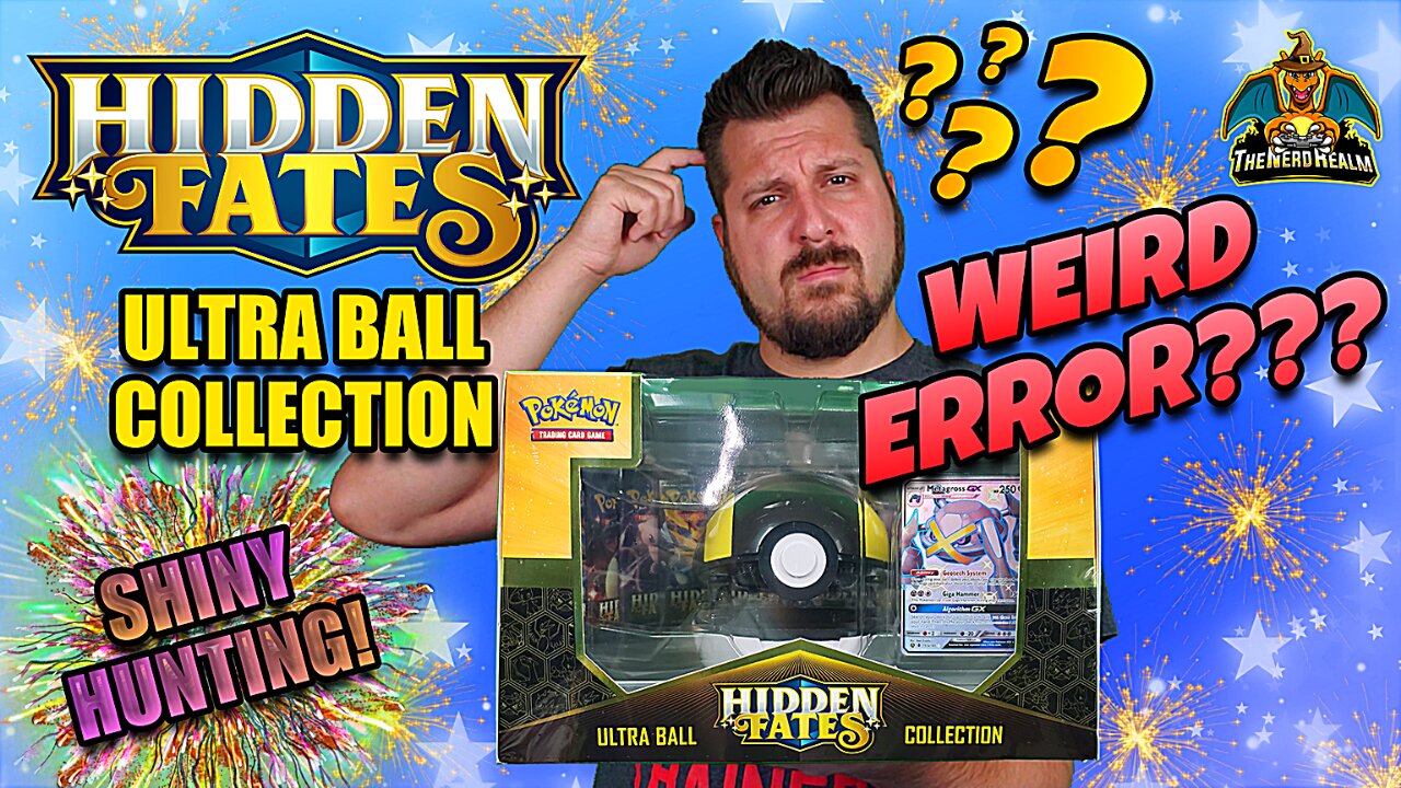 ❓Weird Error❓ Hidden Fates Ultra Ball Collection #3 | Shiny Hunting | Pokemon Cards Opening