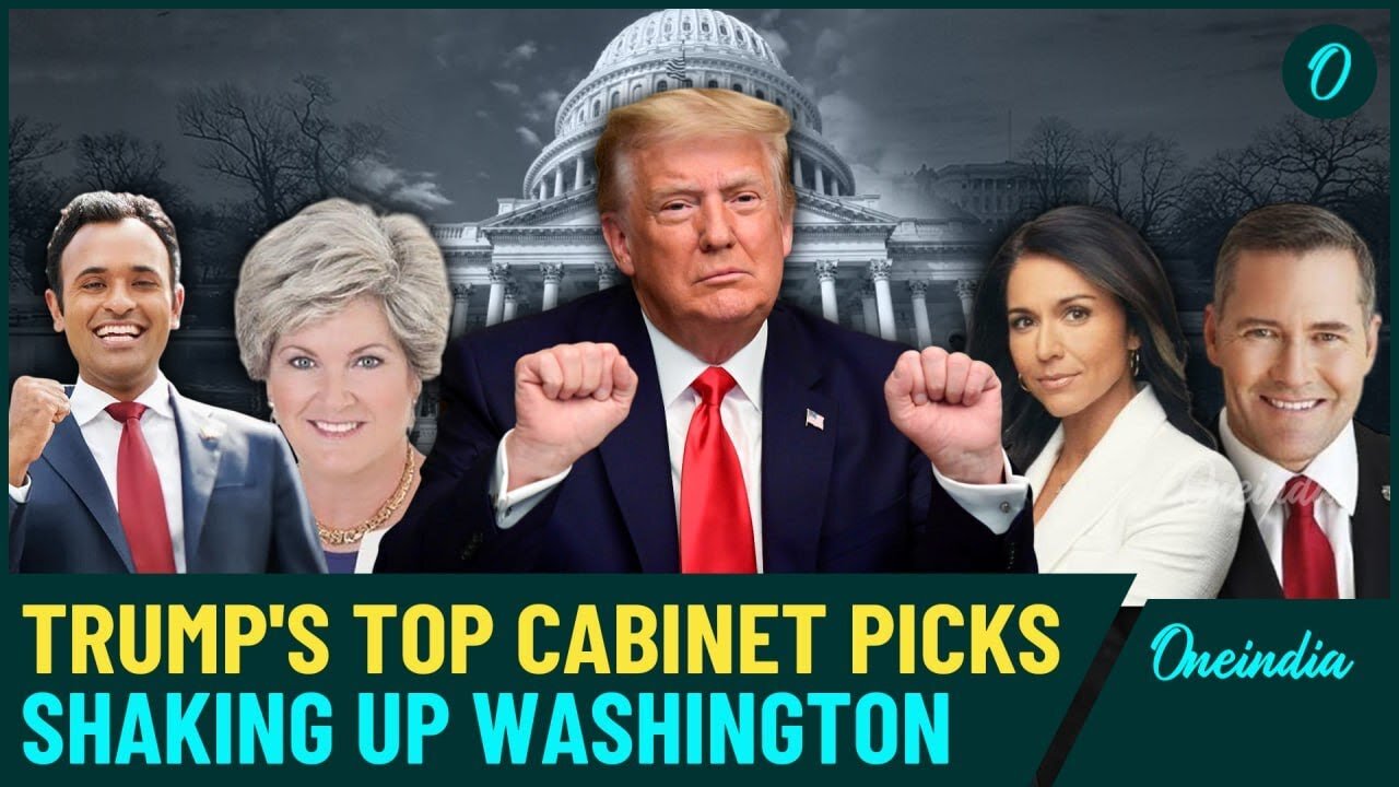 Trump’s Unexpected Cabinet Picks: Here’s Who Got What in his 2nd Term| Major Shake-up in US Politics