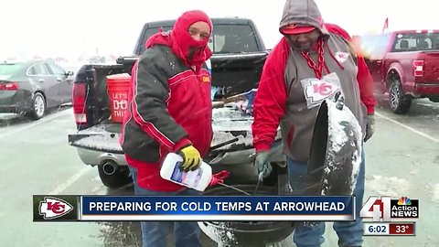 Preparing for cold temps at Arrowhead