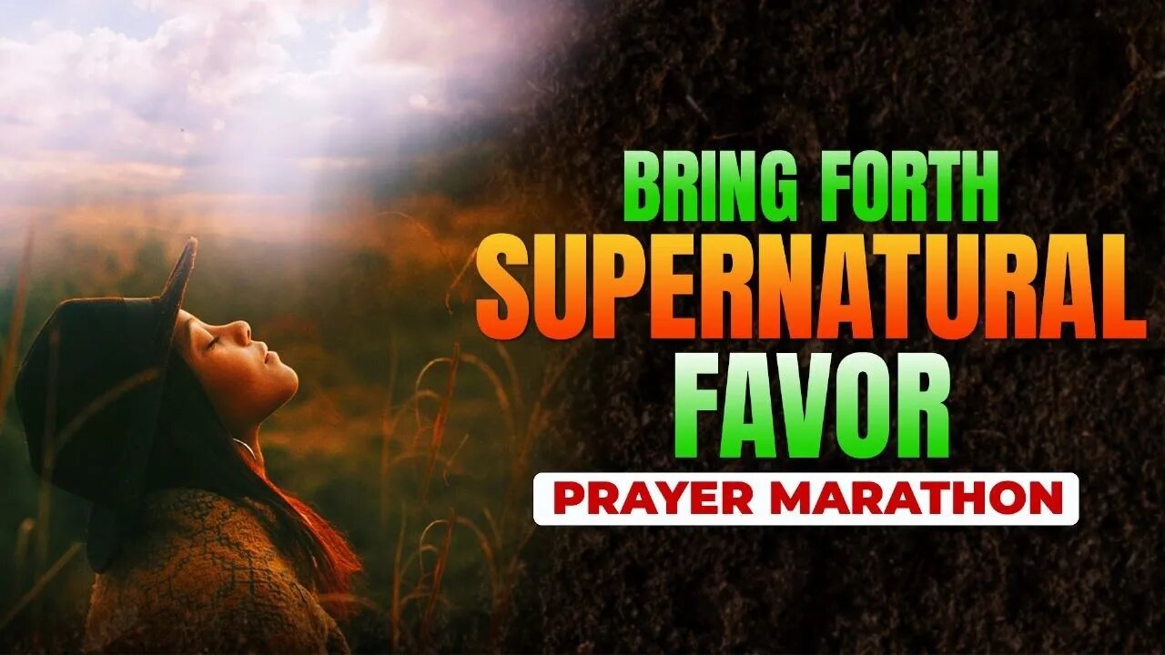 Prayer Marathon: Command the Earth to Bring Forth Supernatural FAVOR | Dr. Francis Myles