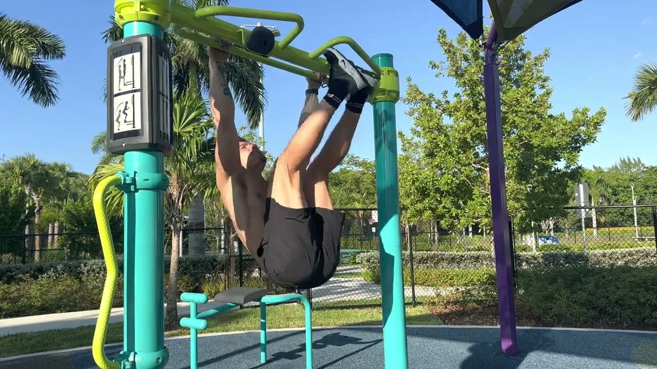 EXERCISE DEMO: HANGING LEG RAISE VARIATIONS (CORE)