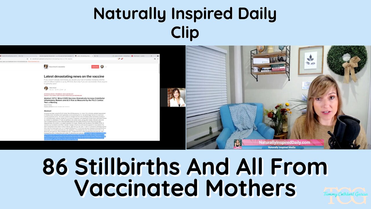 86 Stillbirths And all From Vaccinated Mothers