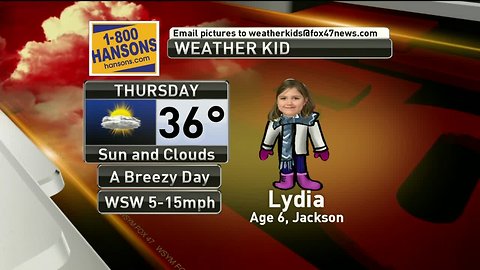 Lydia - Jackson - Weather Kid