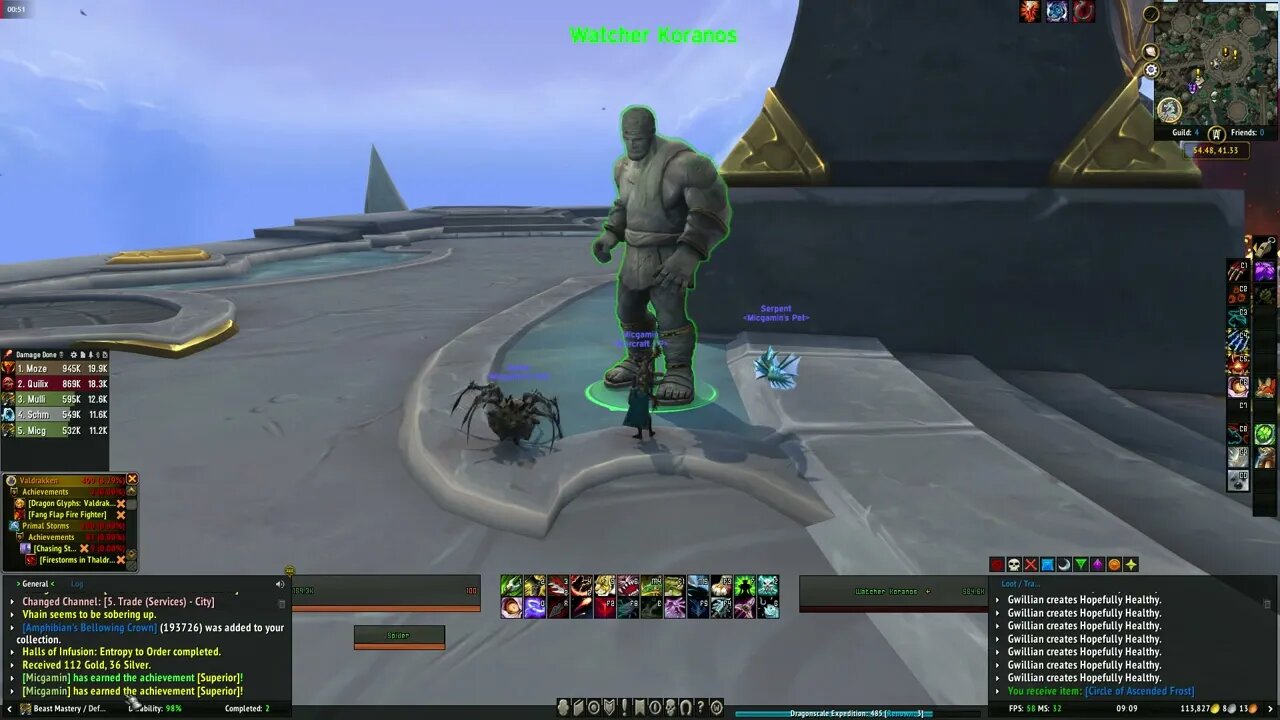 World of Warcraft Dragonflight Halls of Infusion Entropy to Order