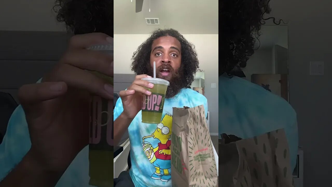 mediterranean sandwich from Panera bread live with Rock Mercury on TikTok