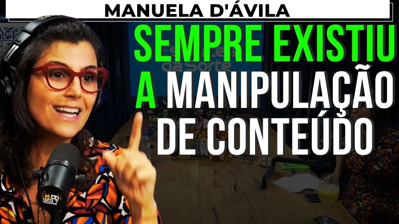 OS CONTEÚDOS DAS REDES SOCIAIS SÃO MANIPULADOS? – MANUELA D'ÁVILA – Flow Podcast