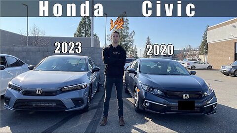 NEW Body 2023 Honda Civic vs OLD 2020 Honda Civic