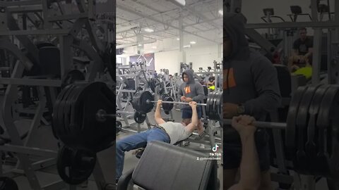 405lbs Raw bench, trained 6 months to get back to this point at 61 years old