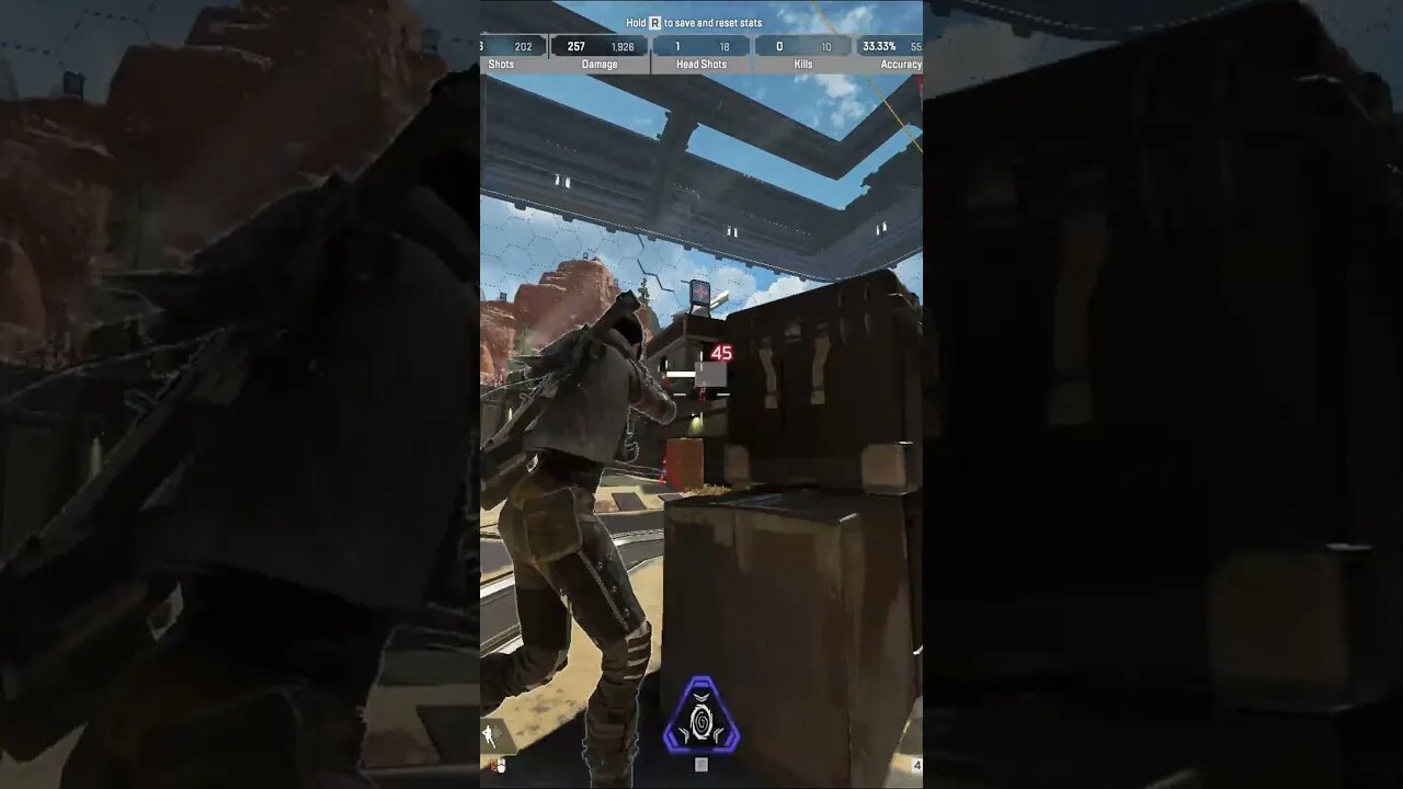 3rd Person Shoulder Mode gives AIMBOT?? 😱 #apex #apexclips #motivation #movement