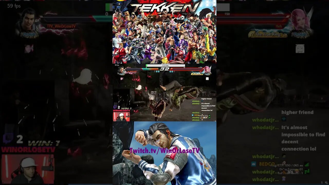 Tekken 7 Lei Wulong Match Highlight #47 #shorts #tekken7