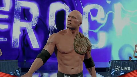 WWE2K23 The Rock Entrance