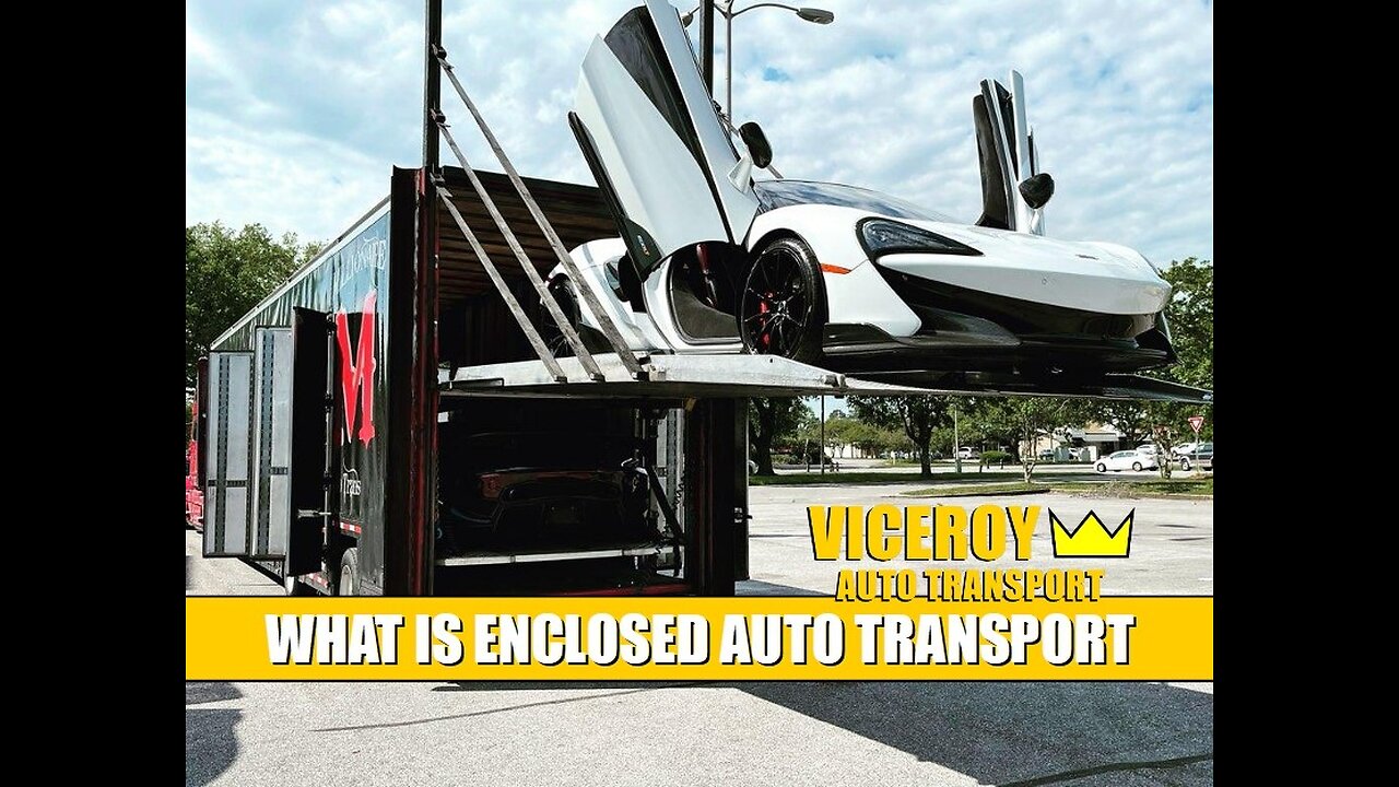 Explaining Enclosed Auto Transport: What it means to use Closed Carrier to ship a car.