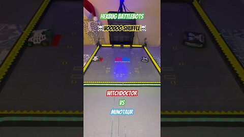 WitchDoctor vs Minotaur ☠️Voodoo Shuffle☠️ #hexbugbattlebots #hexbugvideos #battlebots #channel